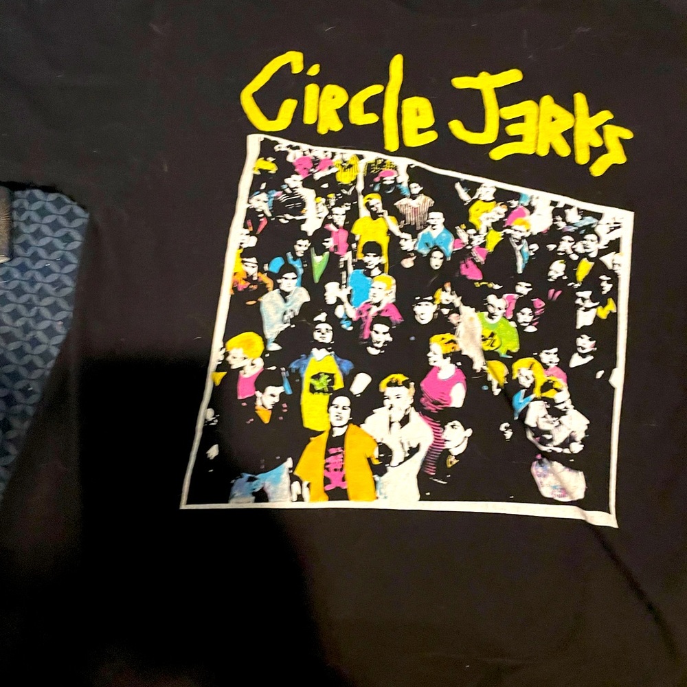 Punk Rock band The Circle Jerks Tshirt